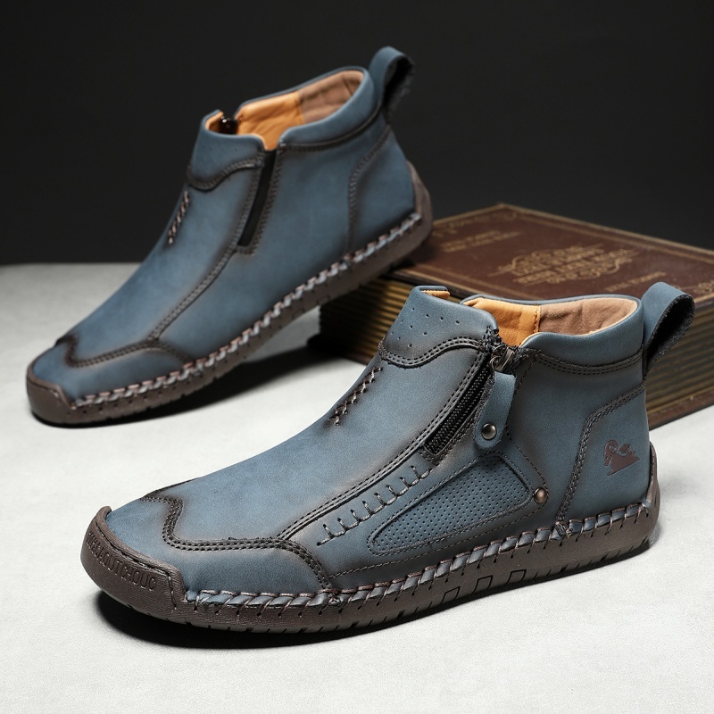 ✅ASTM-Certified Men's Leather Work Boots – Durable,Waterproof & Non-Slip Protection