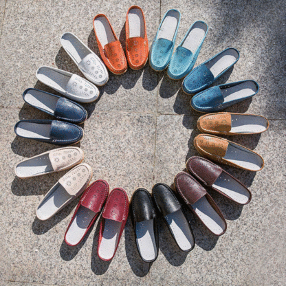 NEW - Women's Breathable Leather Loafers