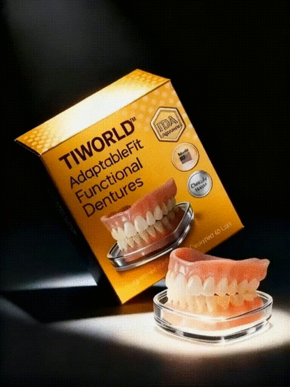 ✨Ends Today: 70% OFF! Tiworld™⏰ Custom-Fit Full Functional Dentures Make you more confident