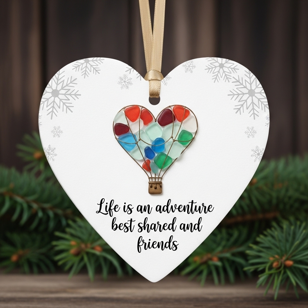 💙🌊Friendship Heart Ornaments