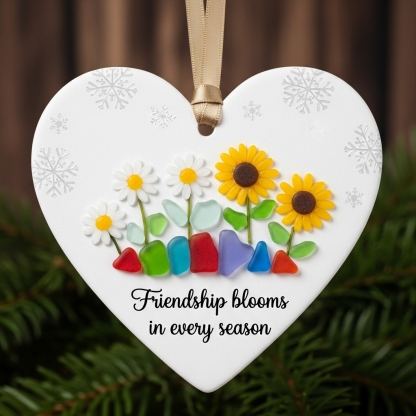 💙🌊Friendship Heart Ornaments
