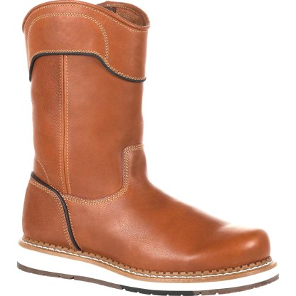 BUY 2 GET FREE SHIPPING - Men's Waterproof Side-zipper Wedge Work Boots