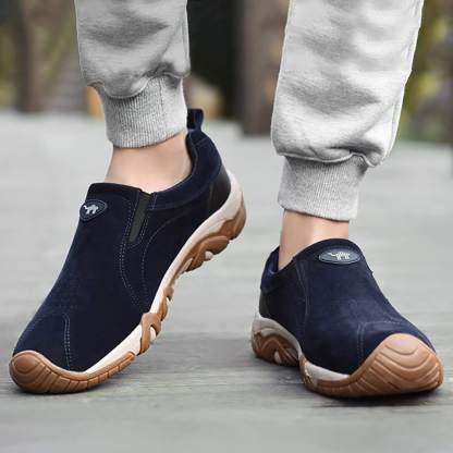 🔥Letzter Tag Aktion 69 % RABATT 🎁Bequeme Outdoor-Slipper für Herren zum Gehen, bequeme Ledersneaker zum Wandern