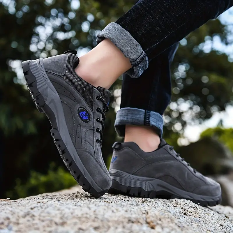 Men's Comfy Arch Support Lightweight Waterproof Non-Slip Hiking Orthopedic Shoes