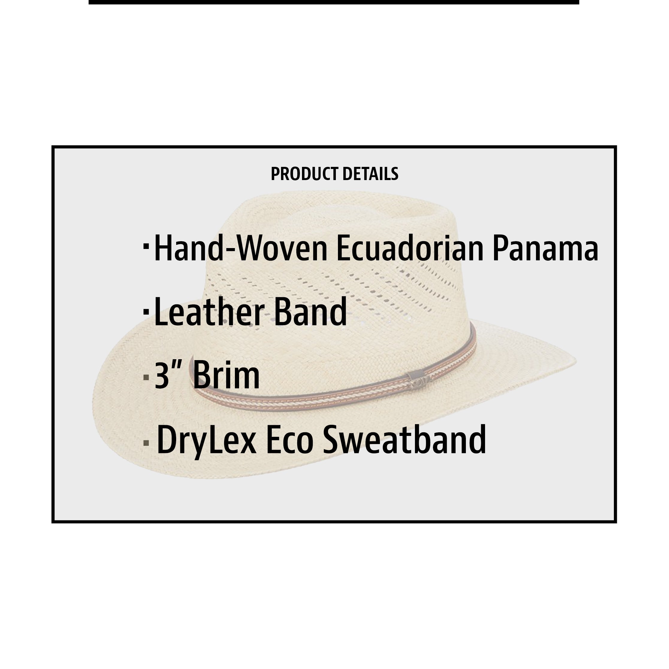 Muirfield | Panama Outback Hat - Natural