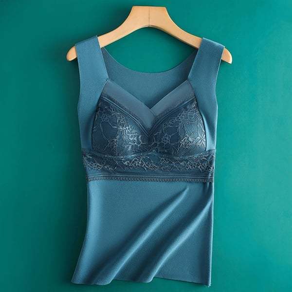 💃2-in-1 Built-in Bra Thermal Underwear