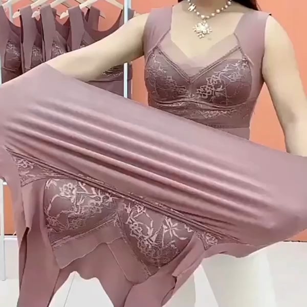 💃2-in-1 Built-in Bra Thermal Underwear
