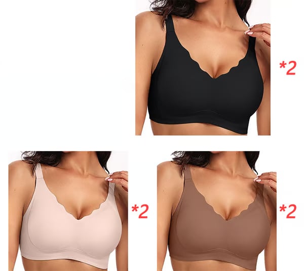 💖Seamless Scalloped Push-Up Bra