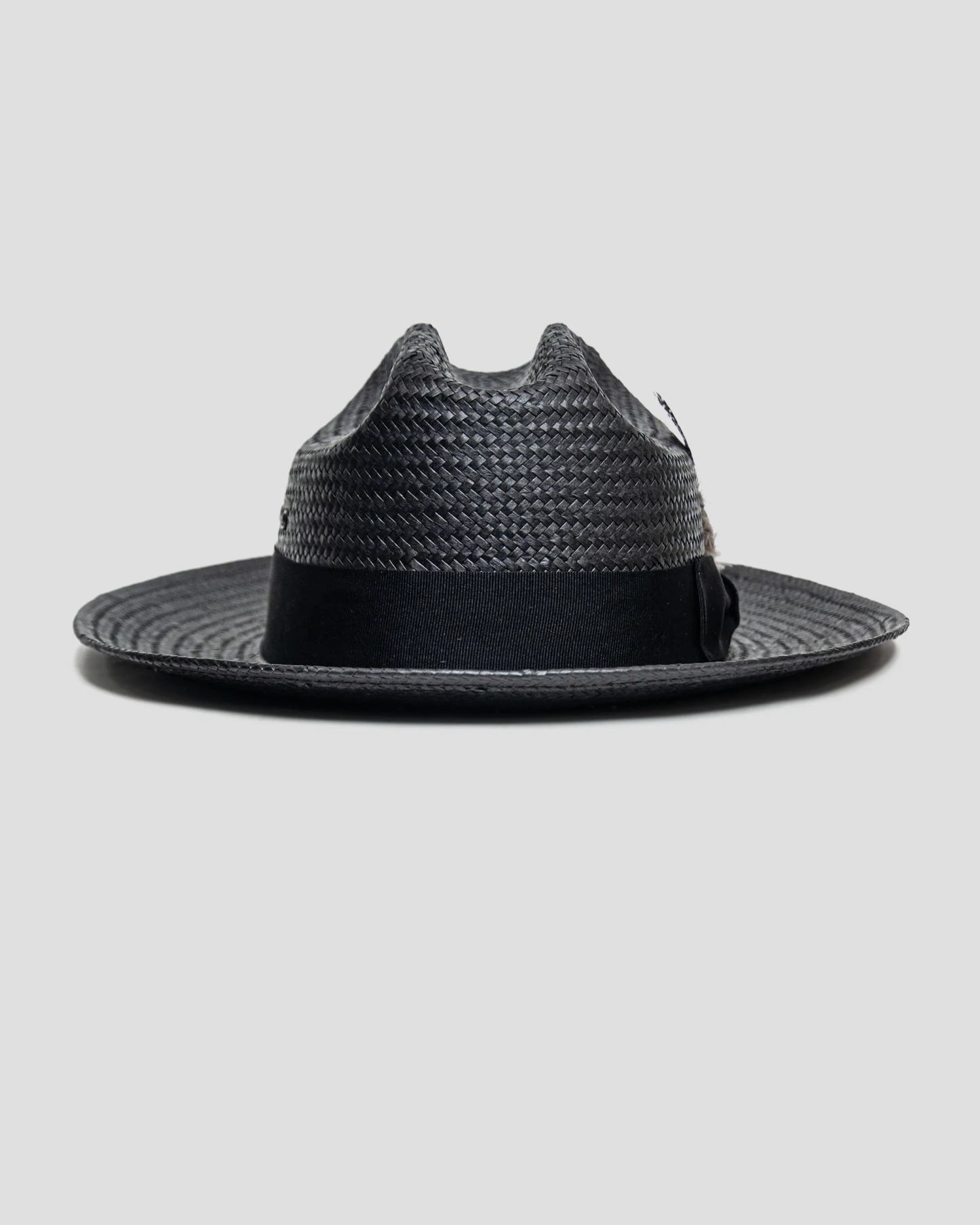 Miller Ranch Straw Fedora Hat - Ebony