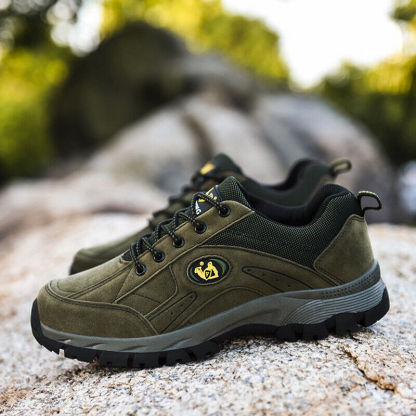 Men's Comfy Arch Support Lightweight Waterproof Non-Slip Hiking Orthopedic Shoes