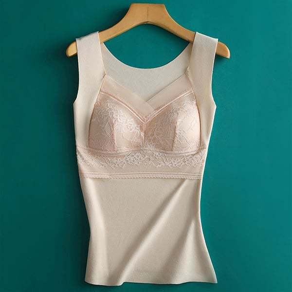 💃2-in-1 Built-in Bra Thermal Underwear