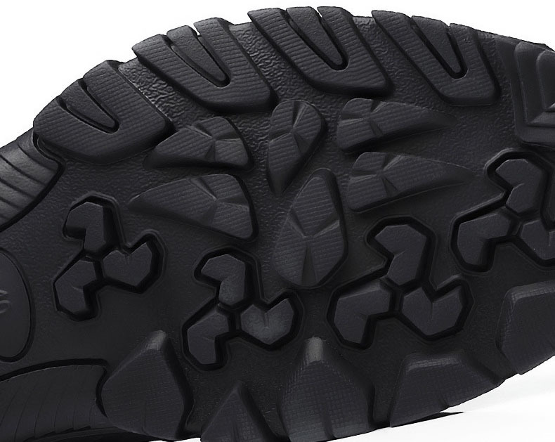 MEN'S EXTENDED WIDTH FOOT AND HEEL COMFORTABLE PLATFORM CASUAL SHOES