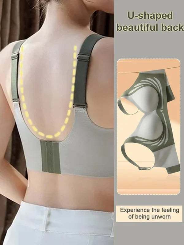 🔥🎁Super gather bra | Wireless Push-up Bra👍No more sagging breasts