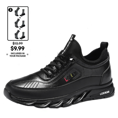 ⏰Limited Time Sale 70% OFF-Men's Casual Fashion Orthopedic Hiking Shoes – Anti-Puncture, Anti-Collision, Non-Slip Arch Support  Leather Outdoor Sports Shoes for All-Terrain Performance