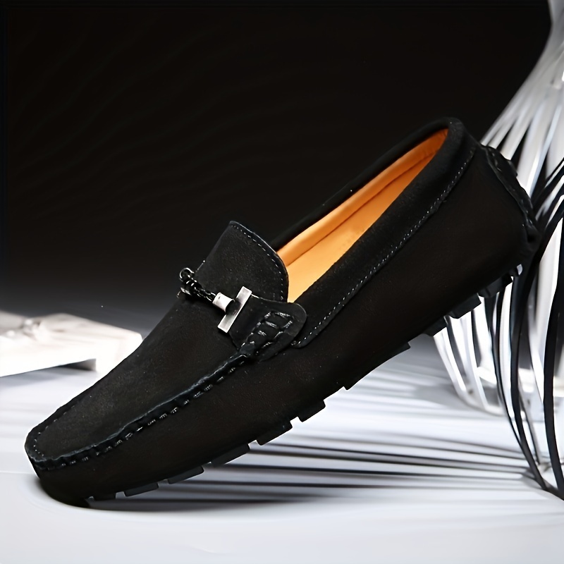 Men's Handmade Leather Comfortable Non-Slip Plus Size Casual Shoes (Wide Foot Plus Size)