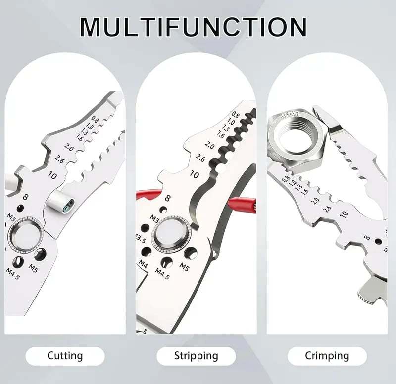 Universal Quick Lever Electrical Wire Connectors (24-12 AWG) Assortment (50/100Pcs) + Wire Stripper