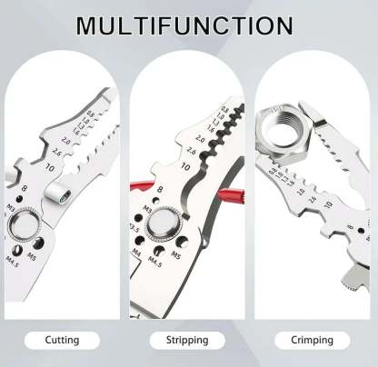 Universal Quick Lever Electrical Wire Connectors (24-12 AWG) Assortment (50/100Pcs) + Wire Stripper