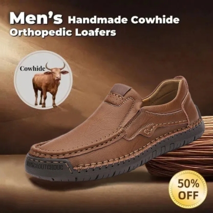 ⏰Last Day 70% OFF - 2025 Newest Men's Handmade Orthopedic Leather Loafers