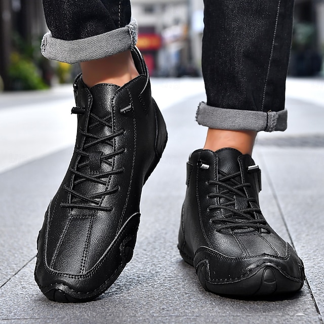 Men's Beige High-Top Tactical Combat Boots with Lace-Up Design – Lightweight Military Style Outdoor Footwear for Hiking, Work and Daily Wear