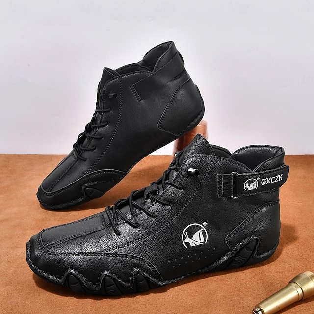 Men's Beige High-Top Tactical Combat Boots with Lace-Up Design – Lightweight Military Style Outdoor Footwear for Hiking, Work and Daily Wear