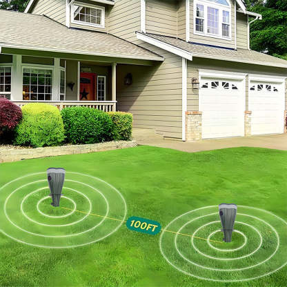 This season's sales offer a 50% discount 🌸Solar-powered waterproof spiral rodent repellent device