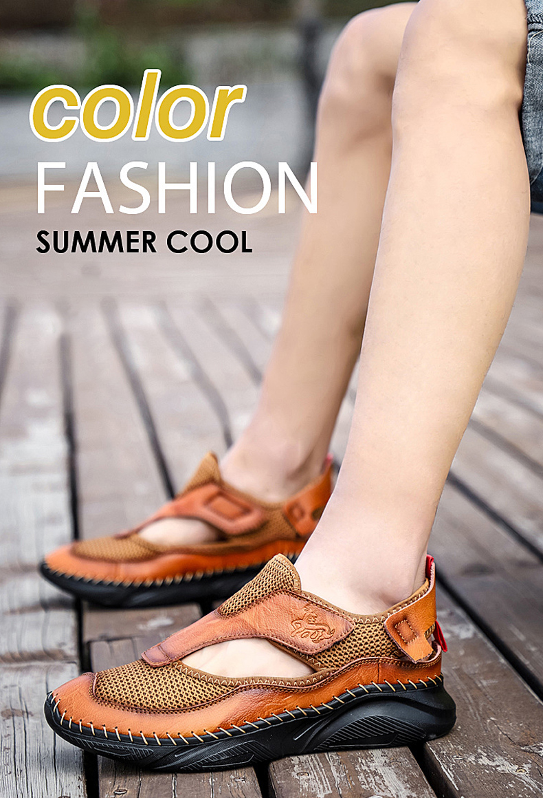 Men's Hand Stitched Comfort Sandals