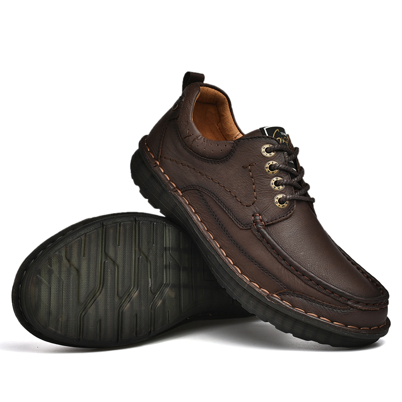 Men's Casual Shoes Tooling Large Toe Shoes