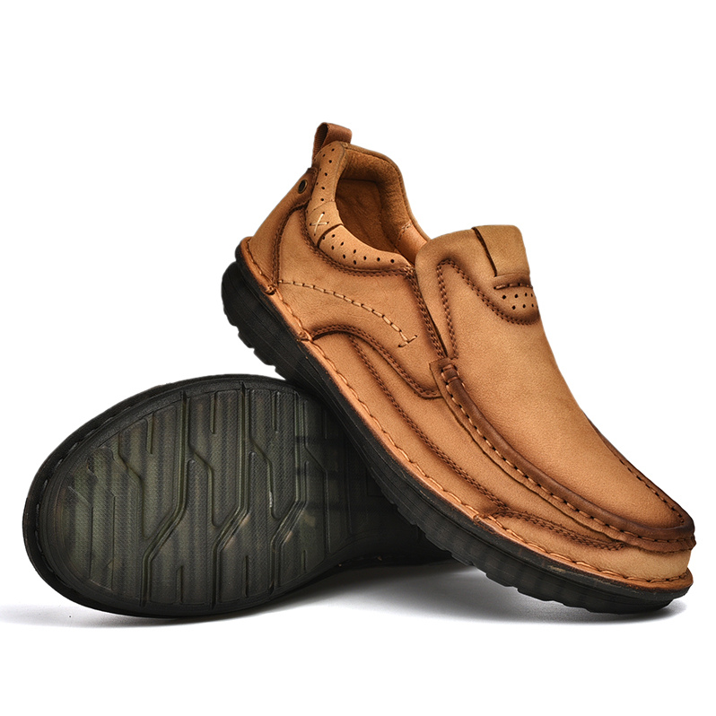 Men's Casual Shoes Tooling Large Toe Shoes