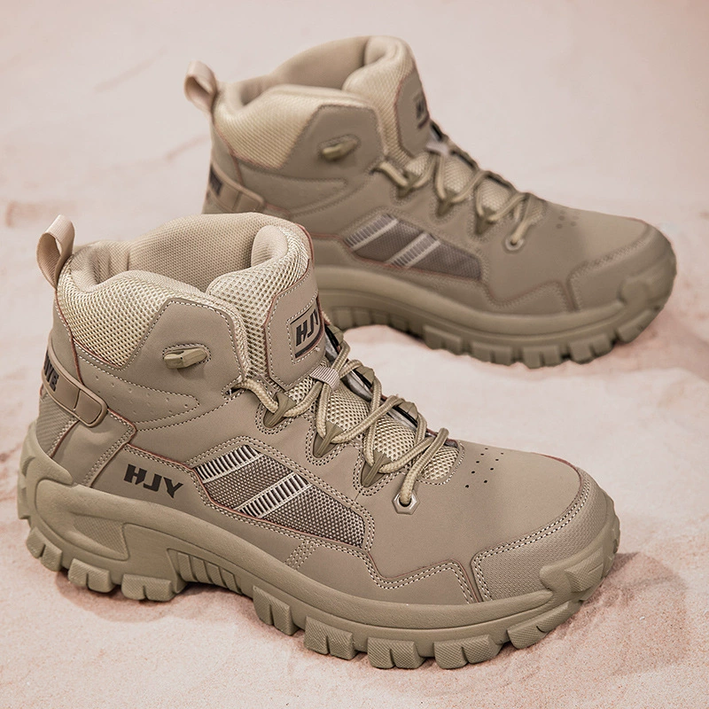 (⏰Limited Time Sale 70% OFF) Men's Anti-slip Anti-puncture Anti-smash Waterproof Comfort Orthopedic Arch Support Wide Toe Ankle Support Combat Boots Work Boots