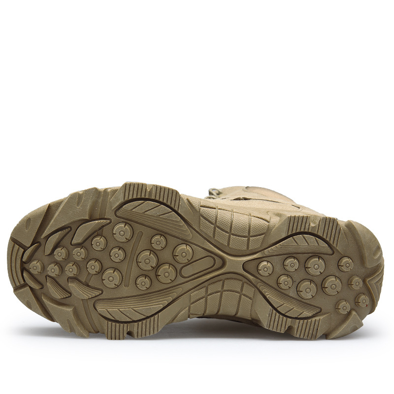 (⏰Limited Time Sale 70% off)Men's Hiking Combat Boots Ankle Supports Military Boots Waterproof Non-Slip Anti-Puncture Work Boots