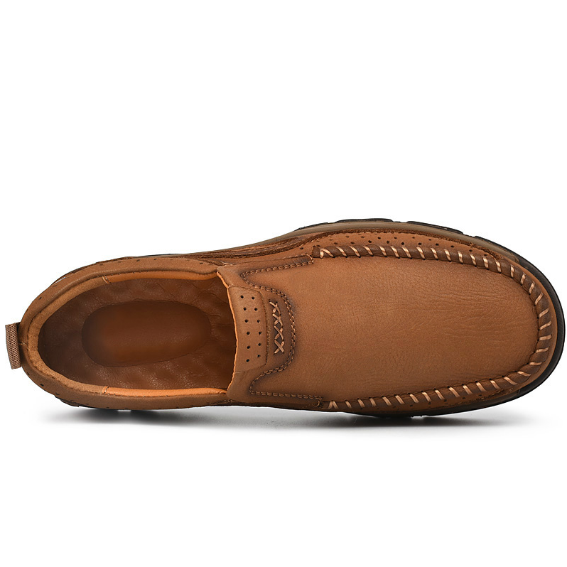 Men's Moccasin Comfort Sandproof, Wear-resistant Highly Elastic Walking Trainers