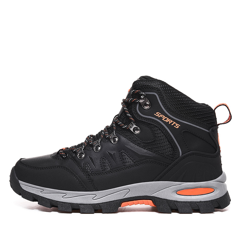 ⏰Limited Time Sale 70% OFF⏰Men's Orthopedic Arch Support Wide Toe Ankle Support Hiking Boots Waterproof Non-slip Anti-puncture Work Boots