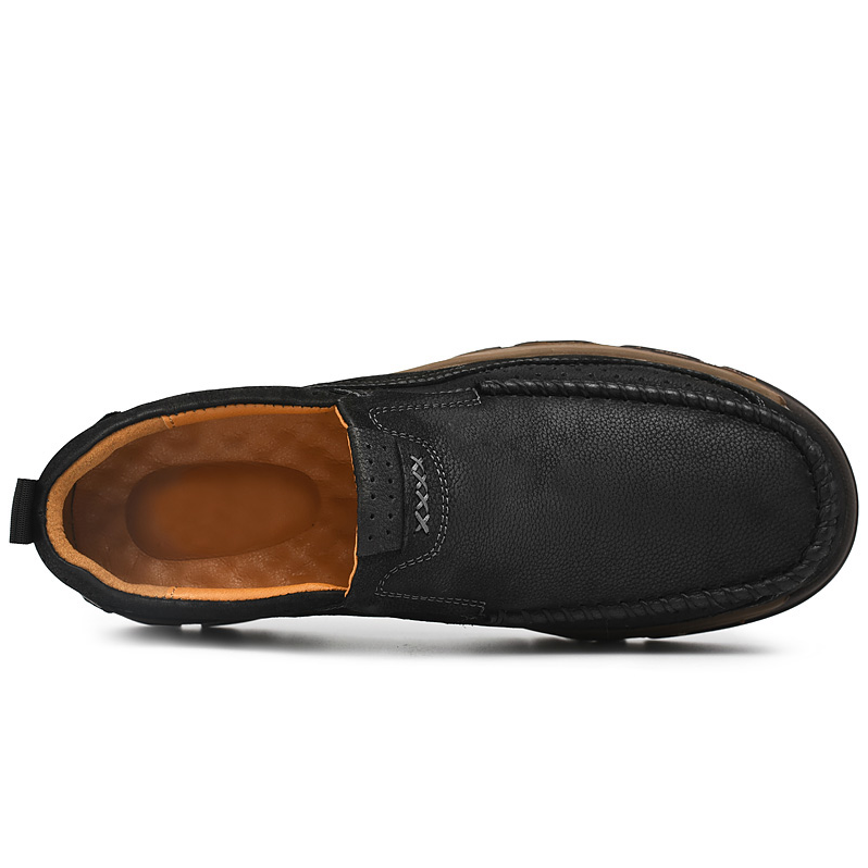 Men's Moccasin Comfort Sandproof, Wear-resistant Highly Elastic Walking Trainers