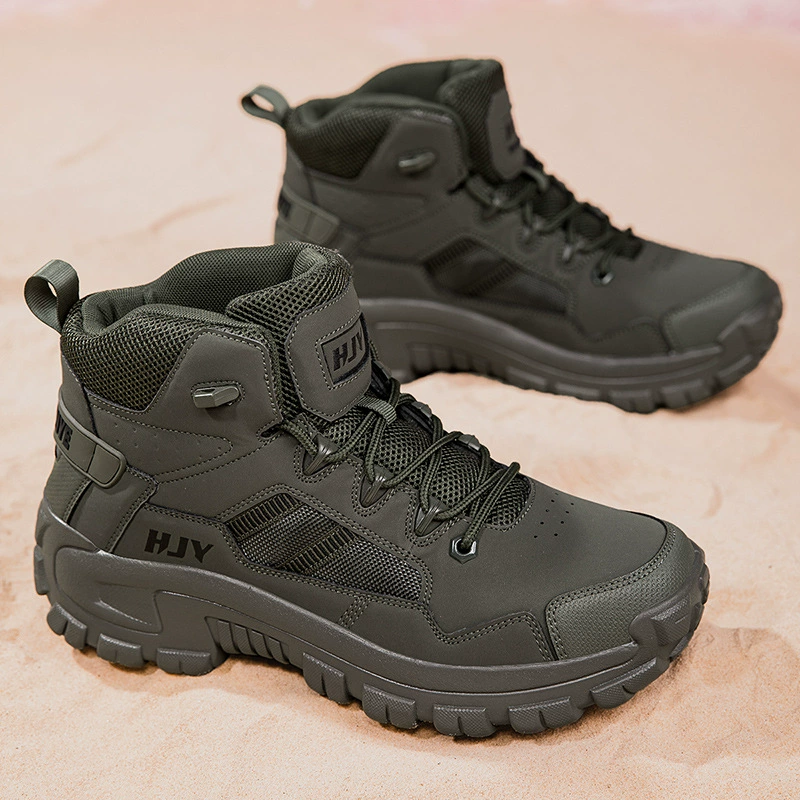 (⏰Limited Time Sale 70% OFF) Men's Anti-slip Anti-puncture Anti-smash Waterproof Comfort Orthopedic Arch Support Wide Toe Ankle Support Combat Boots Work Boots