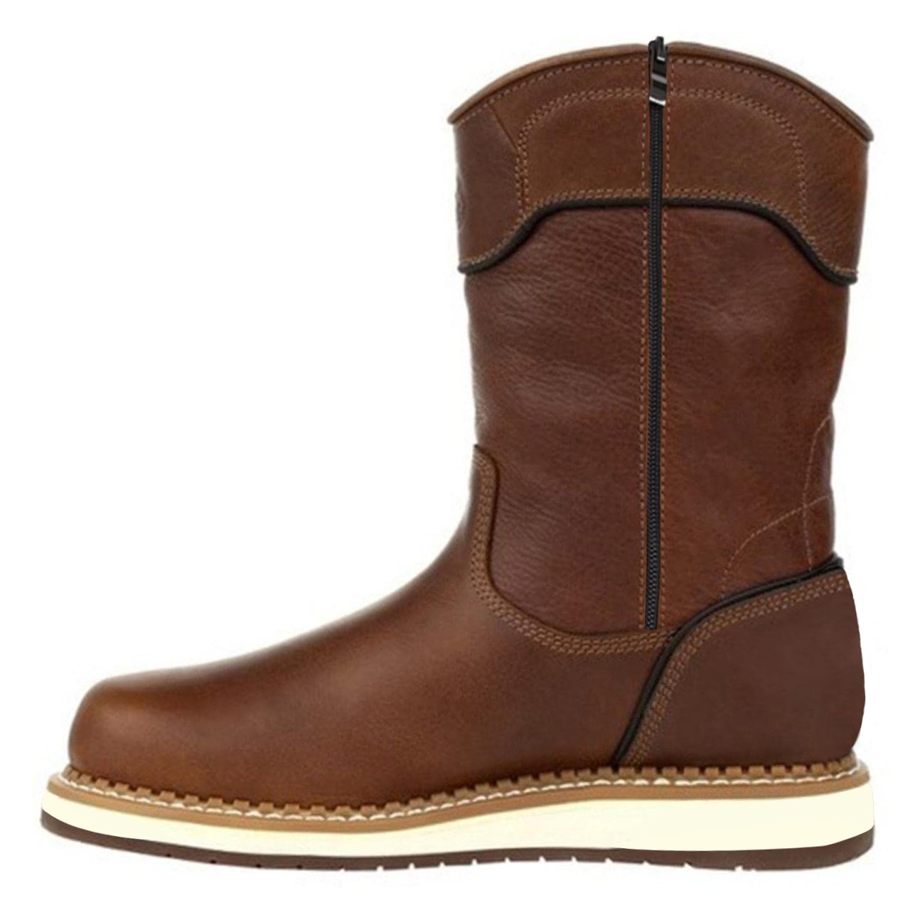 BUY 2 GET FREE SHIPPING - Men's Waterproof Side-zipper Wedge Work Boots