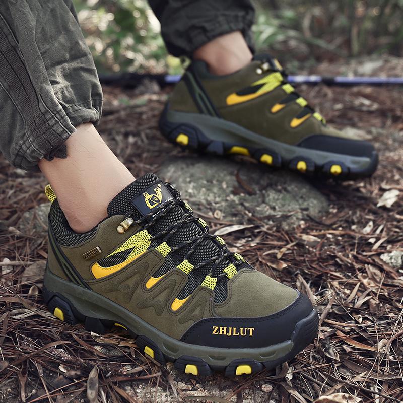(⏰Limited Time Sale 70% OFF) Men's Outdoor Orthopedic Ankle Support Boots Waterproof Non-slip Wide Toe Hiking Boots