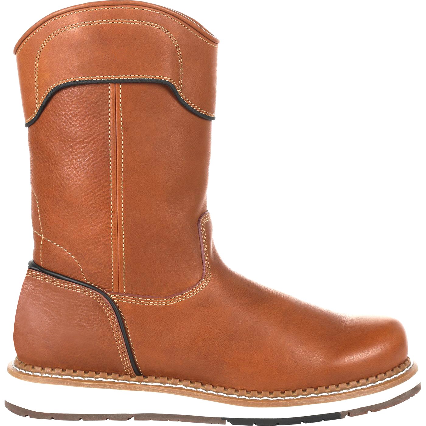 BUY 2 GET FREE SHIPPING - Men's Waterproof Side-zipper Wedge Work Boots