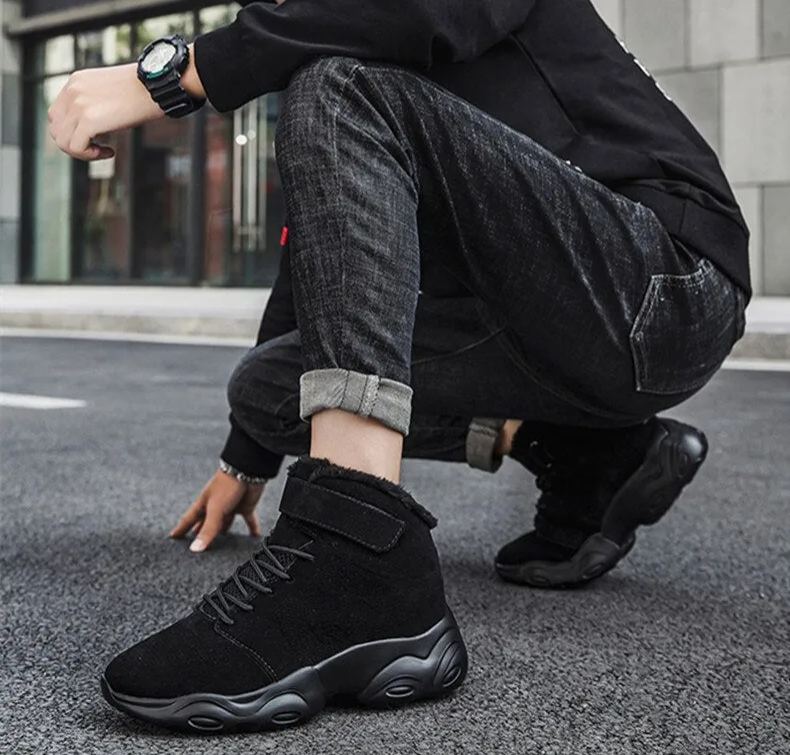 Fashion Men's Thick Plush Snow Boots