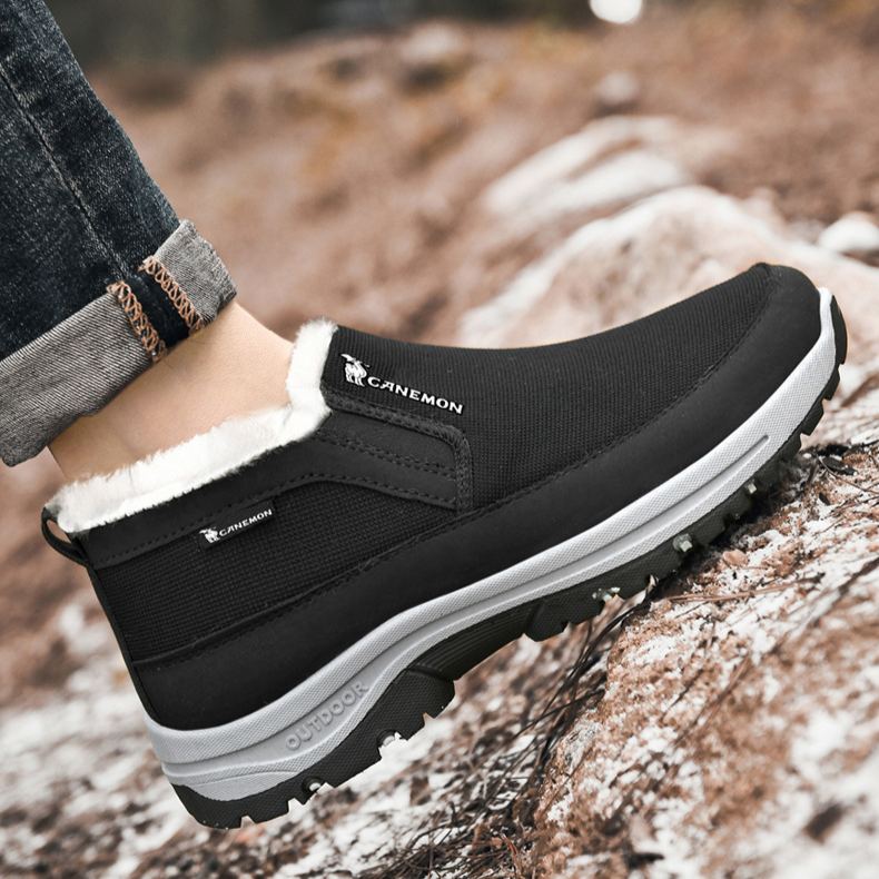 Men's Comfortable Breathable Walking Loafers Velvet shoes