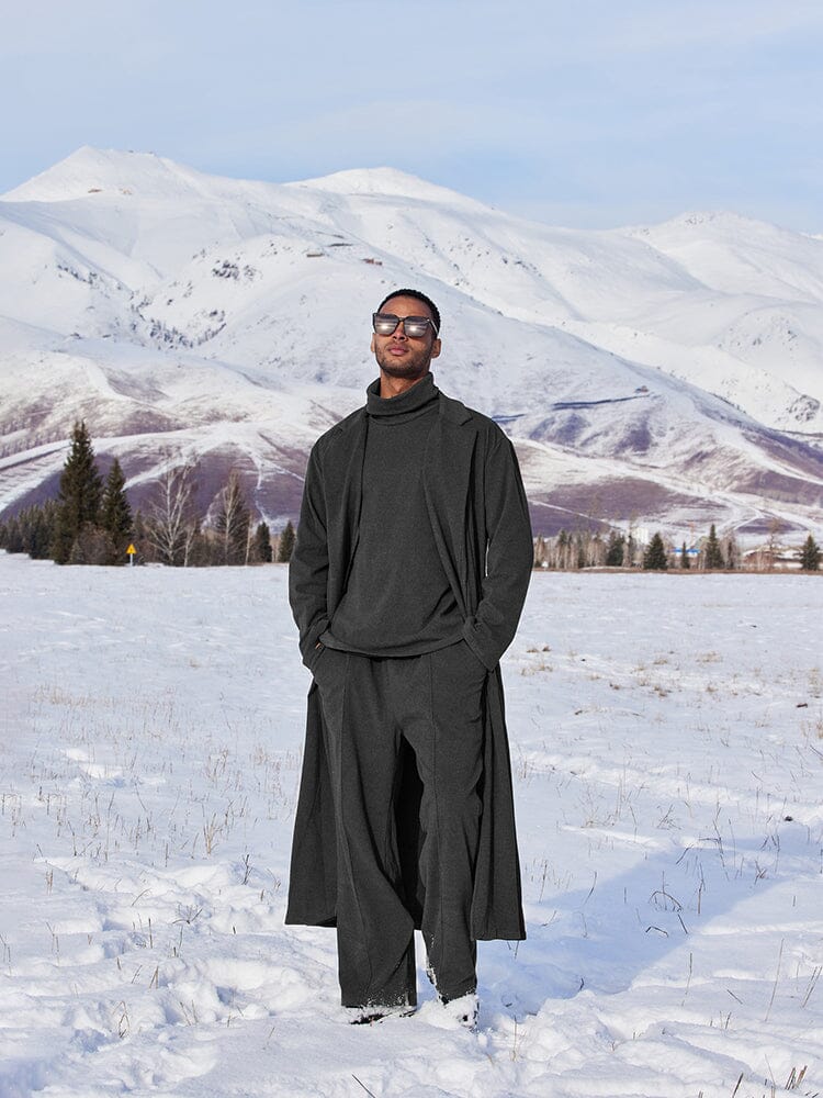 Ensemble 3 pièces décontracté, doux et simple