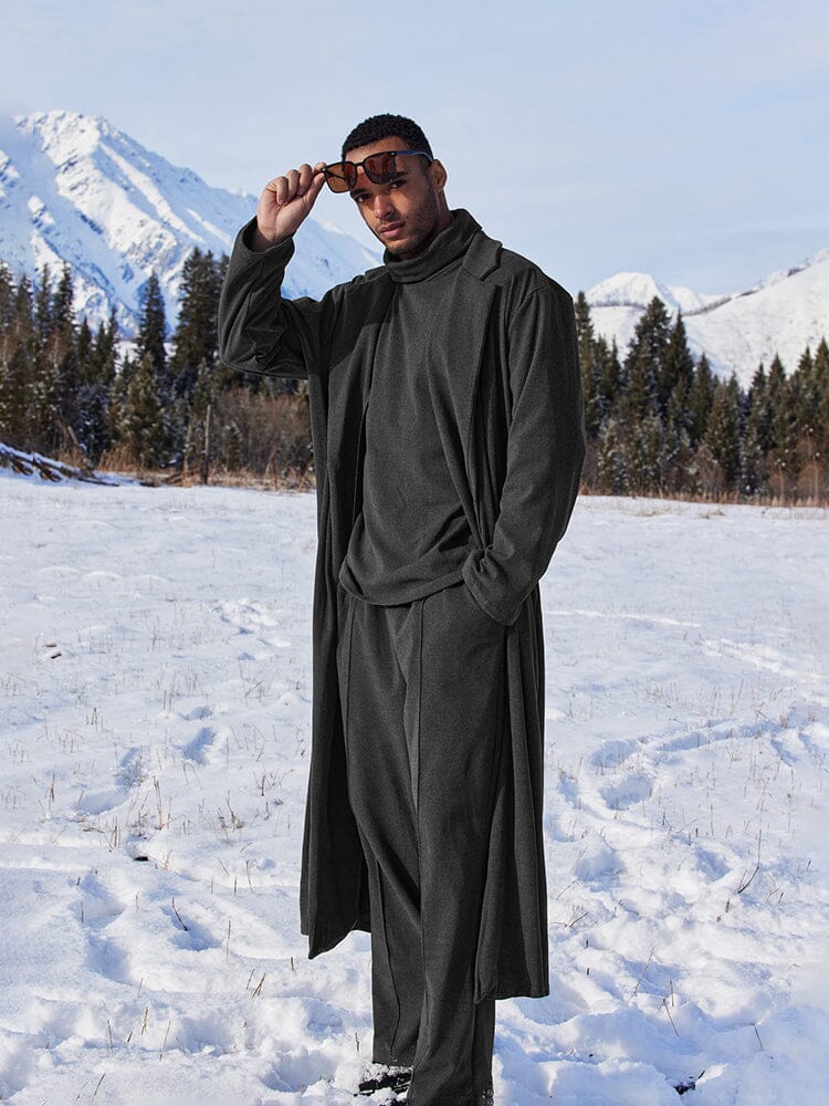 Ensemble 3 pièces décontracté, doux et simple