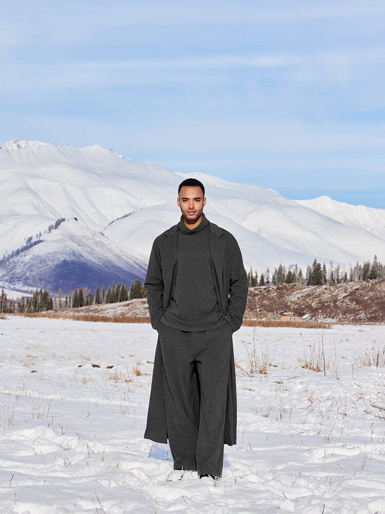 Ensemble 3 pièces décontracté, doux et simple