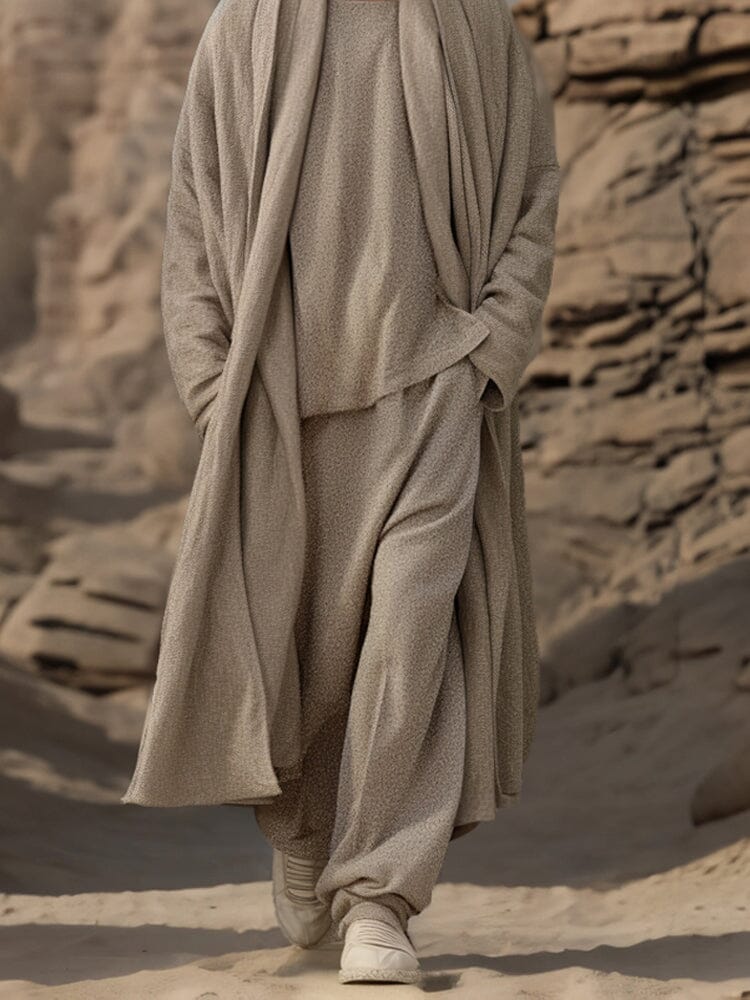 Ensemble 3 pièces doux, extensible et simple