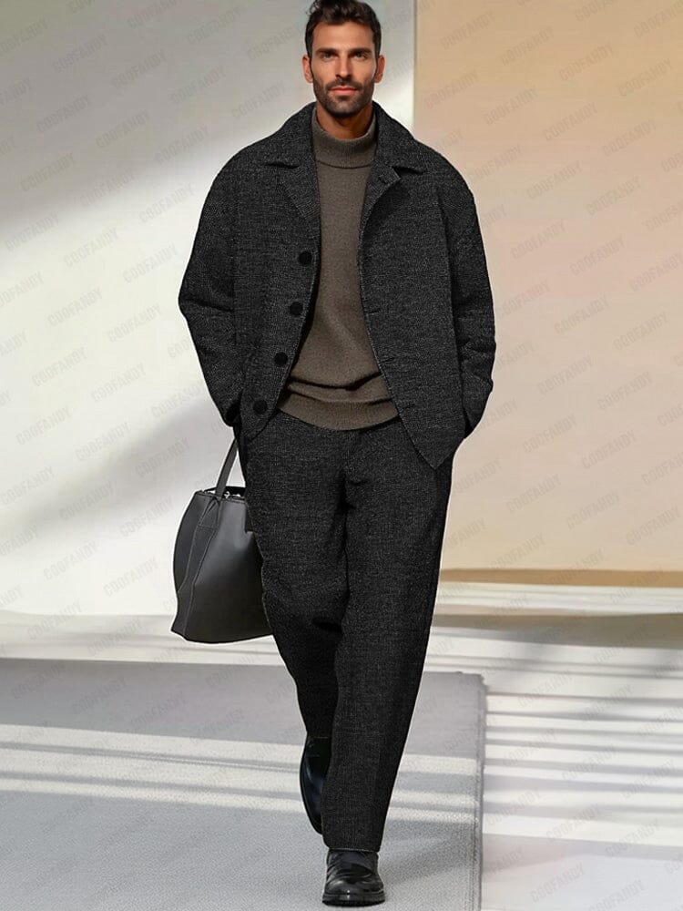 Ensemble veste et pantalon décontracté chic