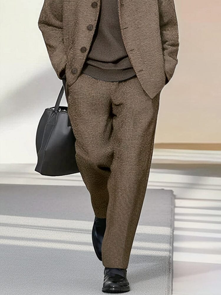 Ensemble veste et pantalon décontracté chic