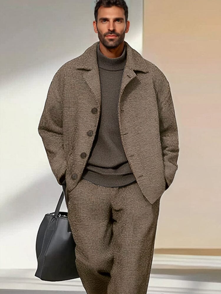 Ensemble veste et pantalon décontracté chic