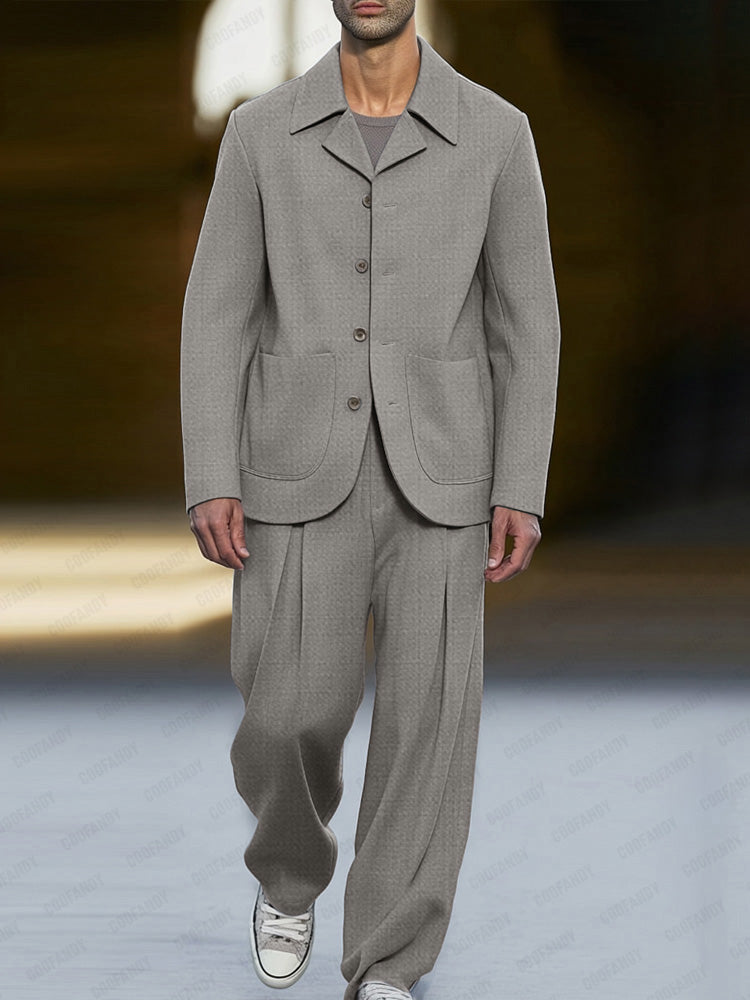 Ensemble de costume fin, élégant et décontracté moderne