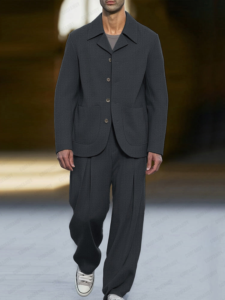 Ensemble de costume fin, élégant et décontracté moderne