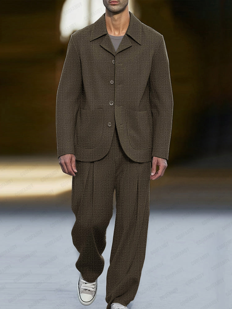 Ensemble de costume fin, élégant et décontracté moderne