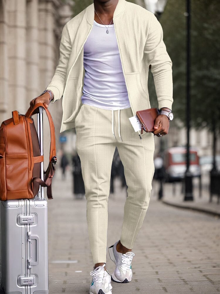 Ensemble gaufré style sans effort 2 pièces